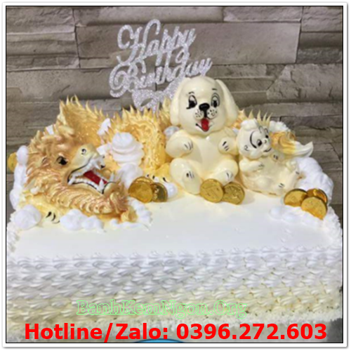 Sản phẩm bánh gato sinh nhật con rồng tuổi thìn CG582