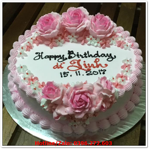 BCN170 Mẫu bánh sinh nhật cho Nữ