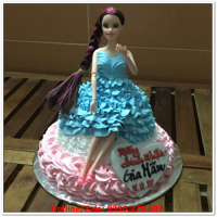Mẫu bánh sinh nhật tặng bé gái