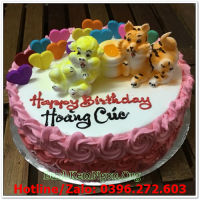 Hình bánh sinh nhật con hổ tuổi dần CG73