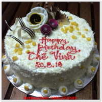 Mẫu bánh sinh nhật Bắp – Bánh gato sinh nhật được làm từ Bắp non